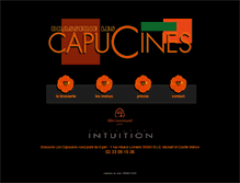 Tablet Screenshot of brasserie-les-capucines.com